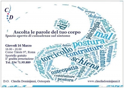 Scopri se l&#039;osteopatia fa al caso tuo: &quot;Consulenza sul sintomo&quot;